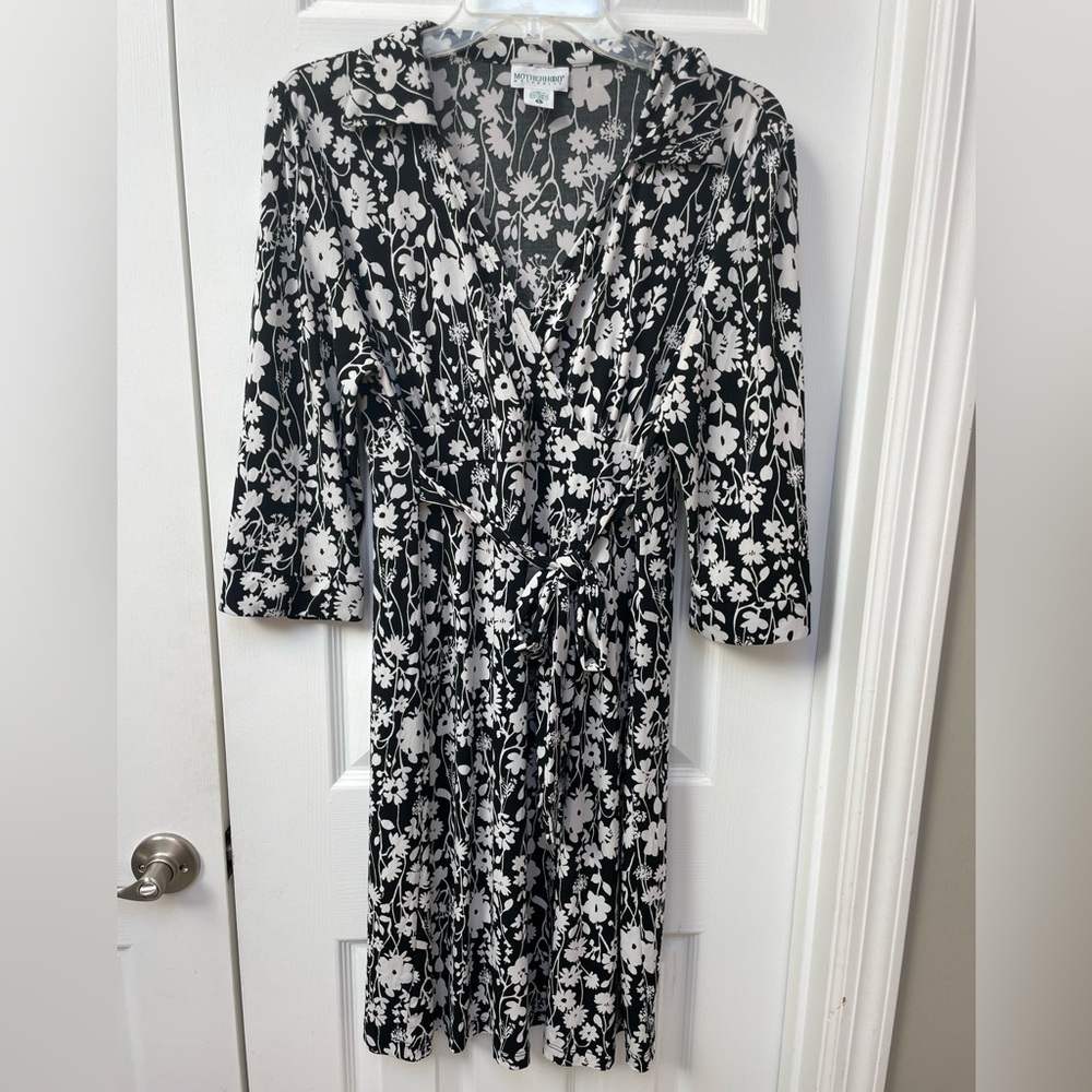 Motherhood collared maternity dress 3/4 sleeve